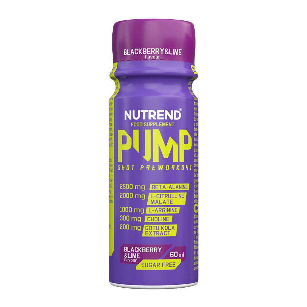 nutrend pump shot 60 ml blackberry and lime 1