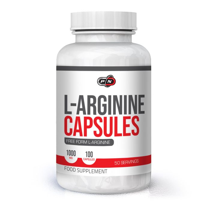 Pure Nutrition - L-ARGININE 1000 mg - 100 капсули - Image 1