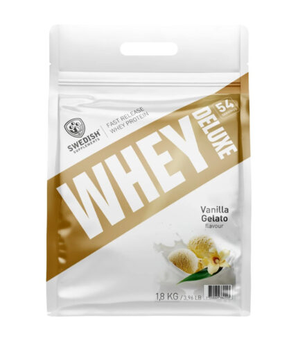 SWEDISH Supplements Whey Protein Deluxe 1800 грама, 54 Дози