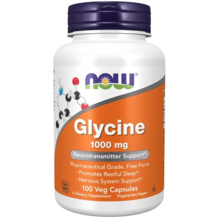 NOW - Glycine 1000 МГ - 100 Капсули