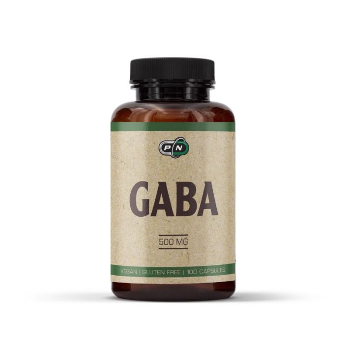 Pure Nutrition - GABA 500 mg - 100 vegan capsules - Image 1