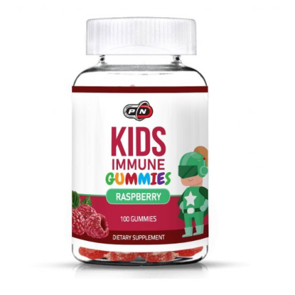 Pure Nutrition - KIDS IMMUNE GUMMIES - RASPBERRY - 100 GUMMIES