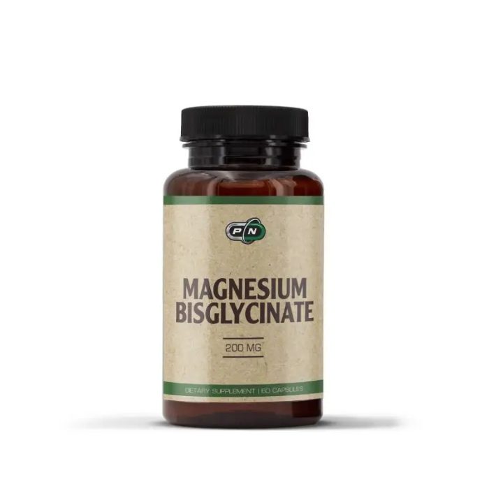 Pure Nutrition - MAGNESIUM BISGLYCINATE - 60 Vegetable Capsules - Image 1